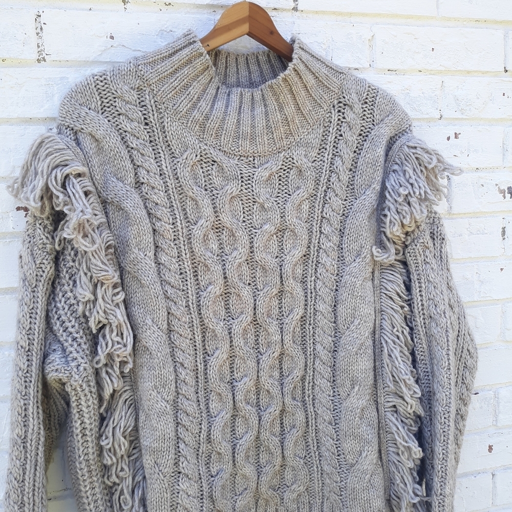 Universal Thread Fringe Sweater Pullover - image 4